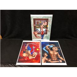 JUSTIN GEDAK ABSTRACT PRINTS LOT (12" X 18")