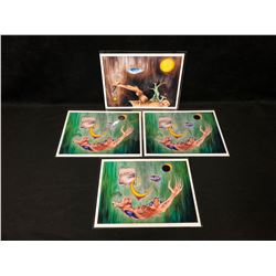 JUSTIN GEDAK ABSTRACT PRINTS LOT (8" X 10")