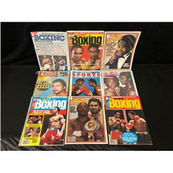 VINTAGE BOXING MAGAZINE LOT