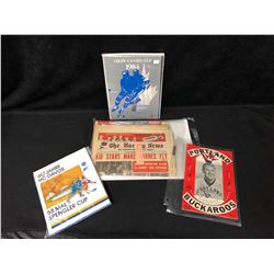 VINTAGE HOCKEY MEMORABILIA LOT