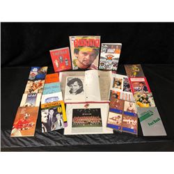 VINTAGE SPORTS MAGAZINES/ BOOKS LOT