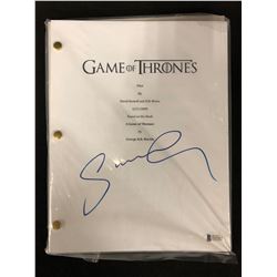 SOPHIE TURNER SIGNED GAME OF THRONES SCRIPT W/ BECKETT COA