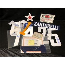 AUTOGRAPHED JERSEY NUMBERS LOT W/ COA'S