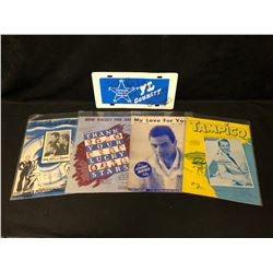 VINTAGE SHEET MUSIC BOOK LOT