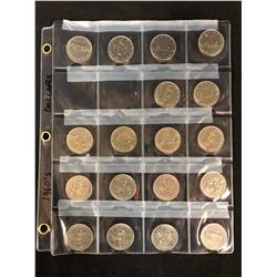 1960's CANADIAN SILVER DOLLARS LOT