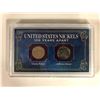Image 1 : UNITED STATES NICKELS 100 YEARS APART (LIBERTY NICKEL/ JEFFERSON NICKEL)
