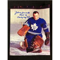 JOHNNY BOWER SIGNED 8" X 10" COLOR PHOTO