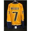 Image 1 : SHEA WEBER SIGNED PREDATORS HOCKEY JERSEY (BECKETT COA)