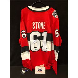 MARK STONE SIGNED SENATORS HOCKEY JERSEY W/ COA