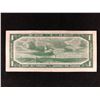 Image 2 : 1954 CANADIAN ONE DOLLAR  DEVIL'S FACE BANK NOTE