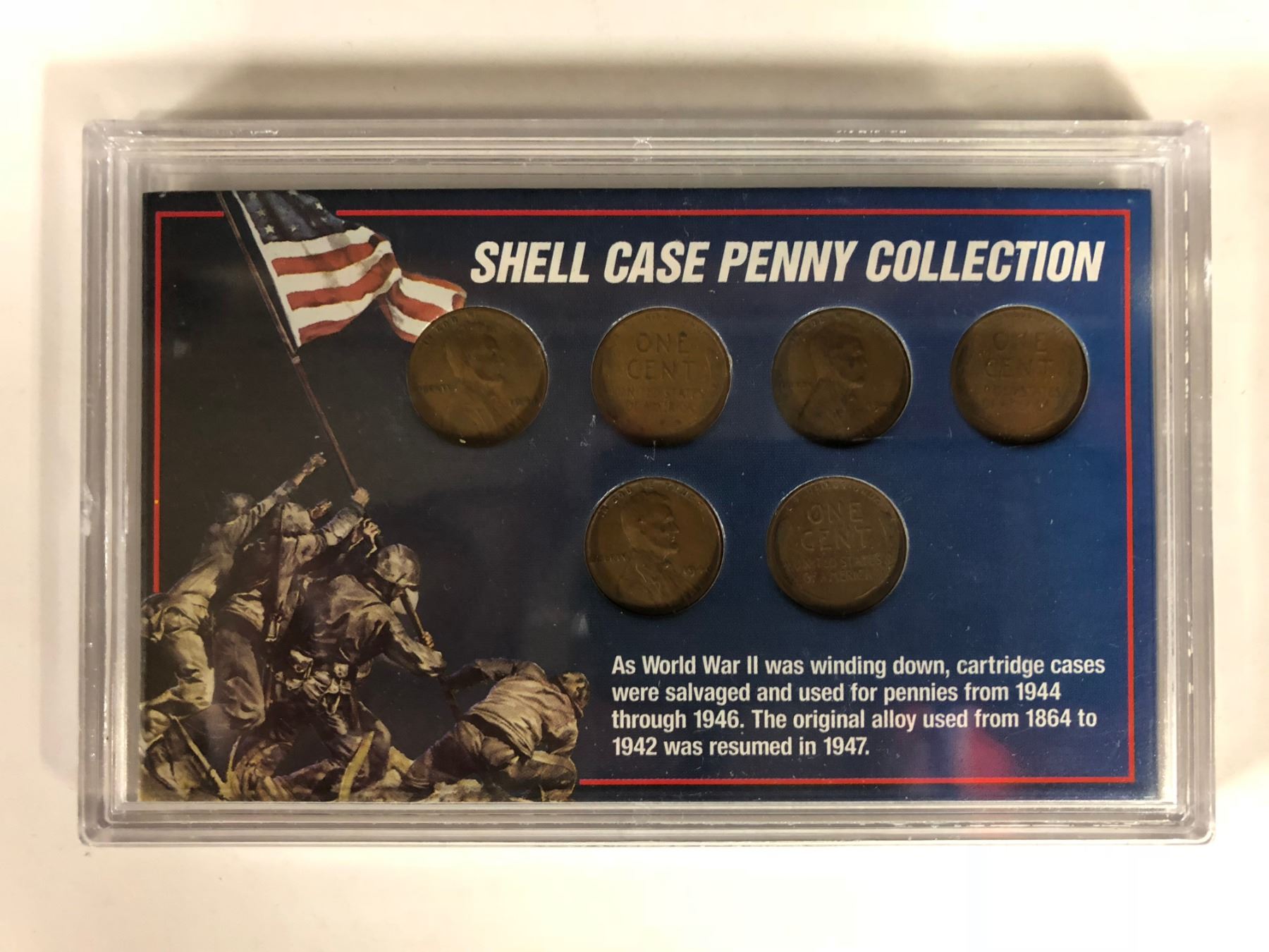 SHELL CASE PENNY COLLECTION (UNITED STATES MINTED COIN SET)