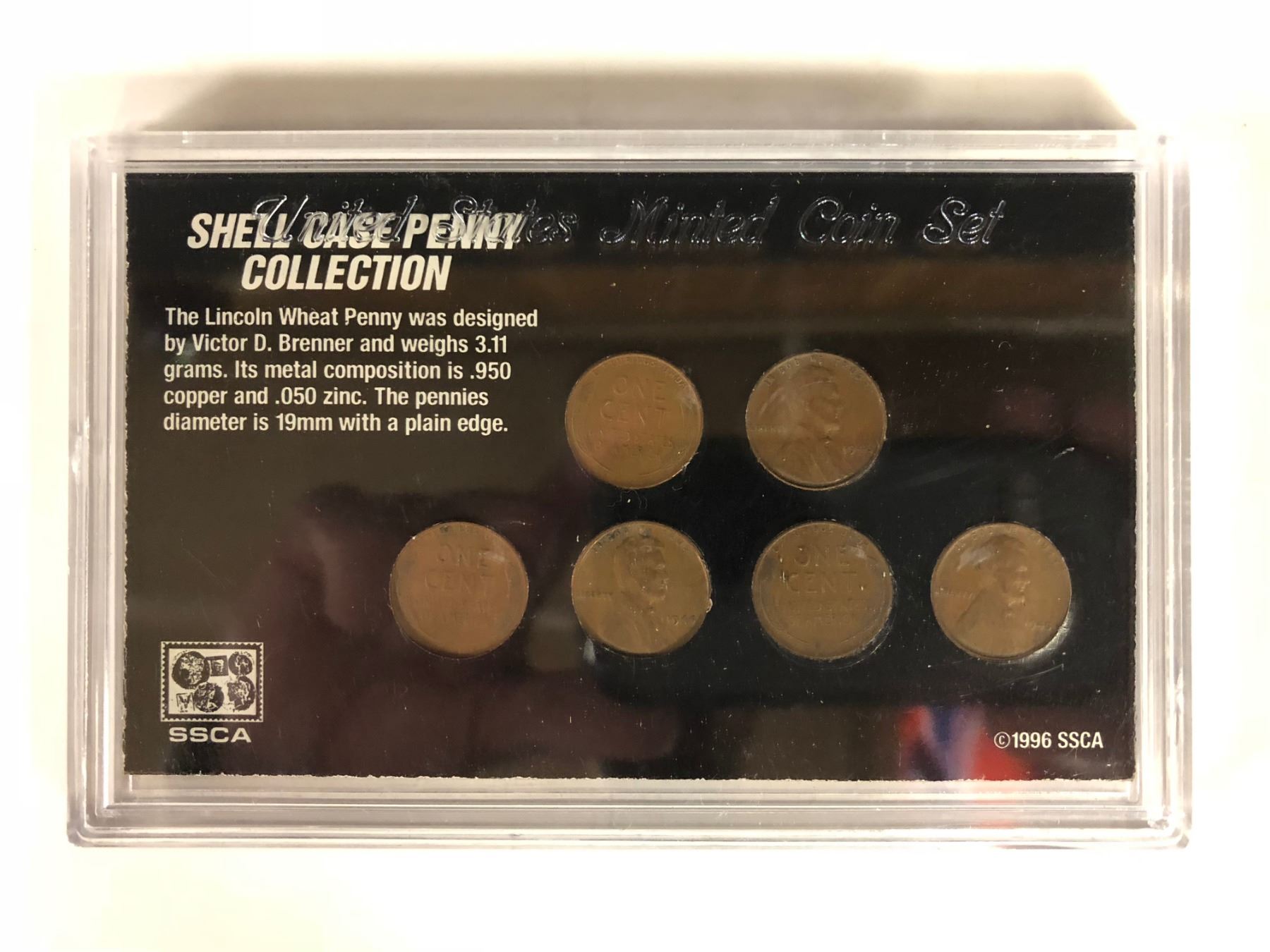 SHELL CASE PENNY COLLECTION (UNITED STATES MINTED COIN SET)
