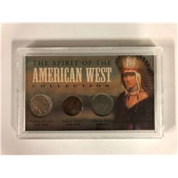 THE SPIRIT OF THE AMERICAN WEST COLLECTION (BUFFALO NICKEL/ INDIAN PENNY/ LIBERTY NICKEL)