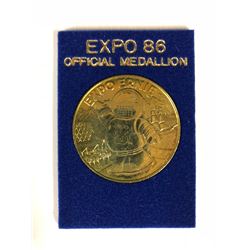 EXPO 86 OFFICIAL MEDALLION