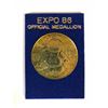 Image 1 : EXPO 86 OFFICIAL MEDALLION
