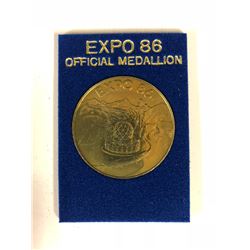 EXPO 86 OFFICIAL MEDALLION