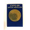 Image 1 : EXPO 86 OFFICIAL MEDALLION