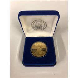 1933 American Eagle Status Of Liberty Freedom In God We Trust Gold Plated Coin (2003)