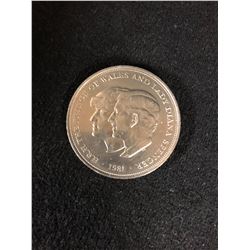 Prince Charles and Lady Diana Spencer Commemorative British Coin 1981