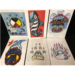 NATIVE ART PRINT LOT ( ARTIST HUBERT BILLY)