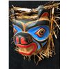 Image 1 : HAND CARVED NATIVE ART MASK "BEAR" BY ANDY WESLEY (TCU-ECH) 14" X 16"