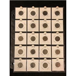 1909-11 LIBERTY HEAD "V" NICKELS