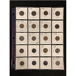 1953-58 U.S.A PENNIES (SOME PLAIN/ SOME D)