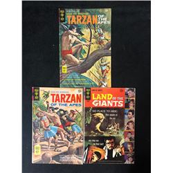 TARZAN/ LAND OF THE GIANTS COMIC BOOK LOT (GOLD KEY COMICS)