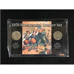1976 BICENTENNIAL QUARTER SET (1976-P/ 1976-D WASHINGTON BICENTENNIAL QUARTER)