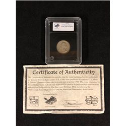 1932 WASHINGTON QUARTER (FIRST YEAR OF ISSUE) W/ COA