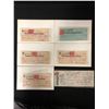 Image 1 : VINTAGE DOMINION NATIONAL BANK USED CHEQUES W/ 2 CENT CANADIAN STAMPS