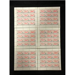 1962 ISLE OF JETHOU UNCUT STAMP SHEETS