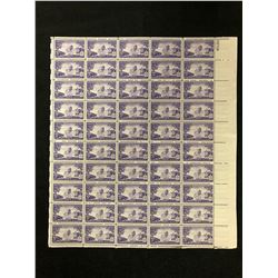 U.S.A THREE CENTS UNCUT STAMPS SHEET