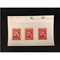 CANADIAN STAMPS LOT (NEWFOUNDLAND ONE CENT)