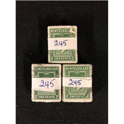 CANADIAN STAMPS LOT (NEWFOUNDLAND 2 CENTS)