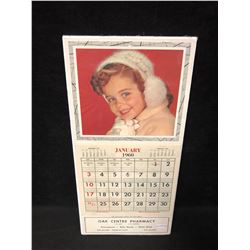 VINTAGE 1960 CALENDAR (COMPLETE)