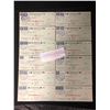 Image 1 : VINTAGE 1948-49 VANCOUVER SUN PUBLISHING CO. SIGNED CHEQUES W/ 3 CENT EXCISE TAX STAMPS