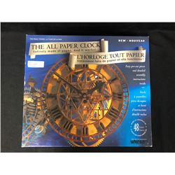 1993 THE ALL PAPER CLOCK (NEW IN BOX)