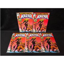 KAZAR #1 COMIC BOOK LOT (MARVEL COMICS)