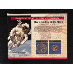 MAN'S LANDING ON THE MOON COIN COLLECTION