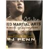 Image 2 : BJ PENN SIGNED MMA BOOK SHADOW BOXED