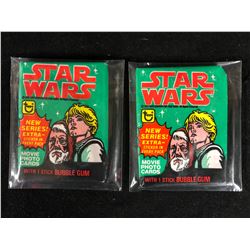 STAR WARS TOPPS MOVIE PHOTO WAX PACKS CARDS LOT