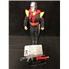 Image 1 : G.I JOE DESTRO ACTION FIGURE W/ WEAPONS & FILE CARD