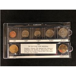 1994 THE NATIONAL WAR MEMORIAL CANADIAN COIN SET