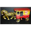 Image 1 : MARX TOYS TOYTOWN DAIRY CART & HORSE