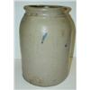 Image 3 : BLUE DECORATED STONEWARE CROCK