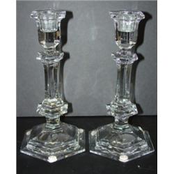 BACCARAT CRYSTAL CANDLESTICKS