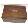 Image 2 : 19TH CENT. ROSEWOOD JEWELRY BOX