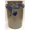 Image 2 : BLUE DECORATED STONEWARE CROCK