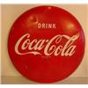 Image 1 : COCA-COLA CIRCULAR SIGN